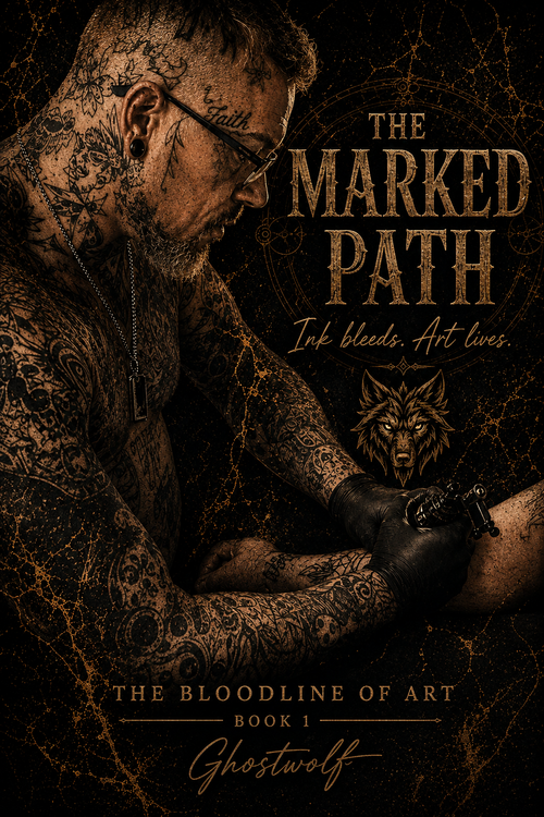 The Marked Path: The Bloodline of Art book cover by Ghostwolf Art